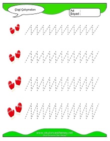 Çizgi Çalışma Sayfaları